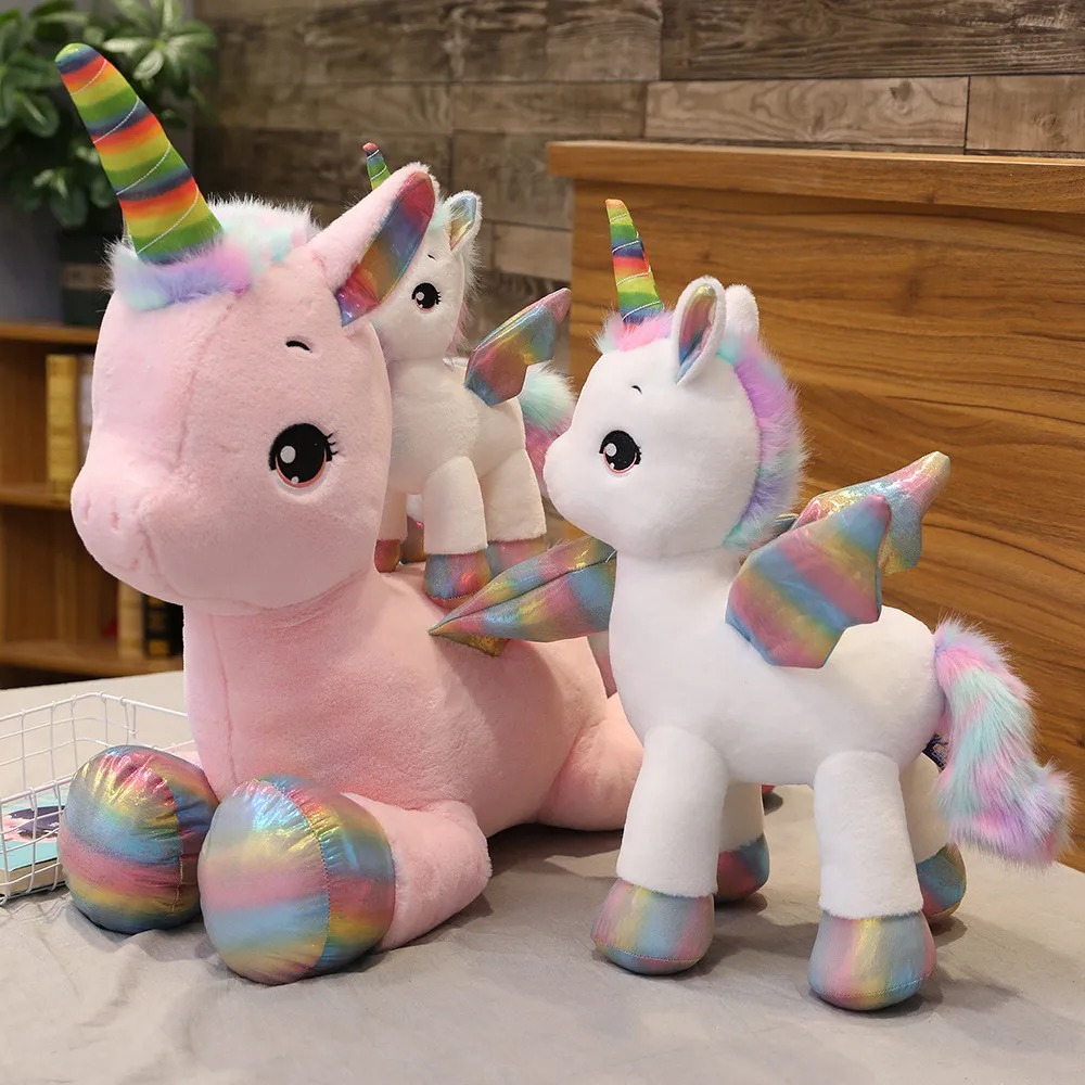 Géante Peluche licorne