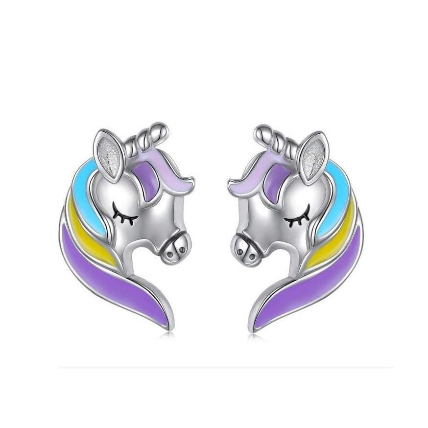 boucles d'oreilles licorne dormant
