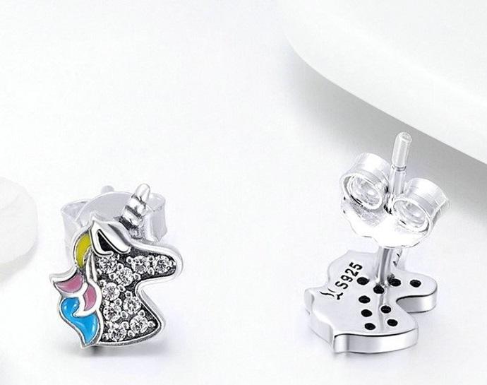 Bijoux fantaisie licorne argent