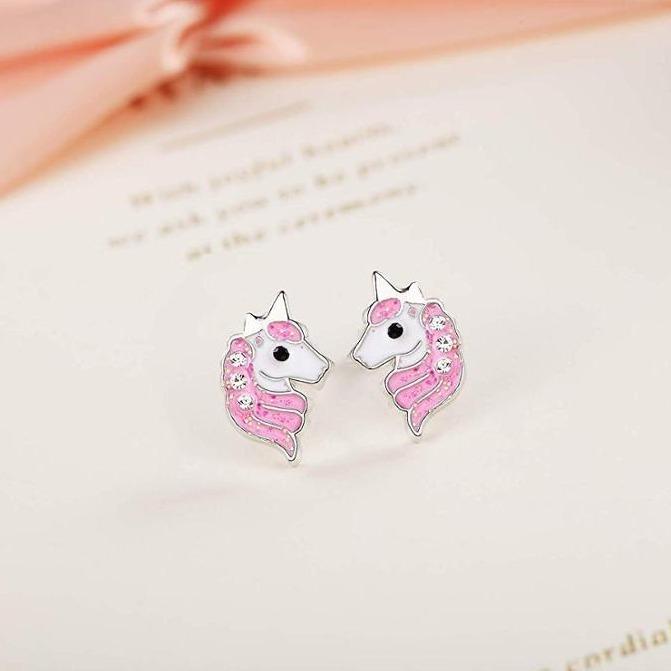 Boucles d’Oreilles en Argent Licorne