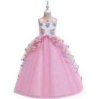 Déguisement Licorne Rose Fille