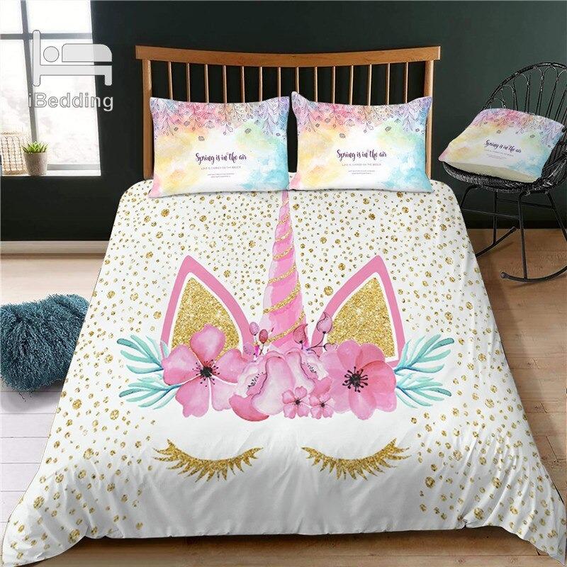 Housse de Couette Licorne ambiance féérique