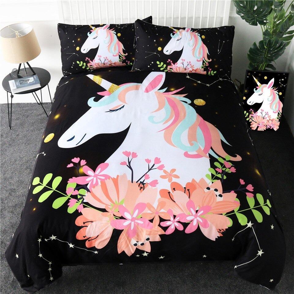 Housse de Couette Licorne Rêveuse