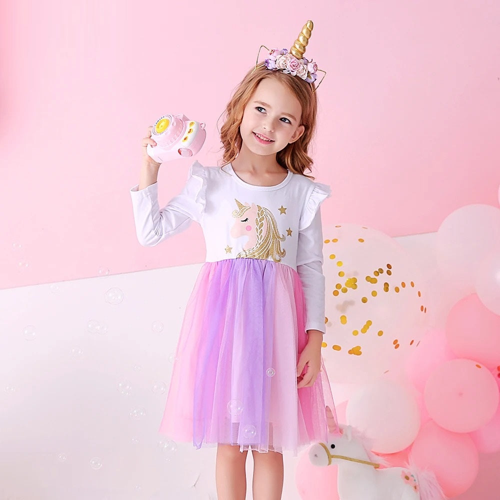 robe tutu pastel licorne