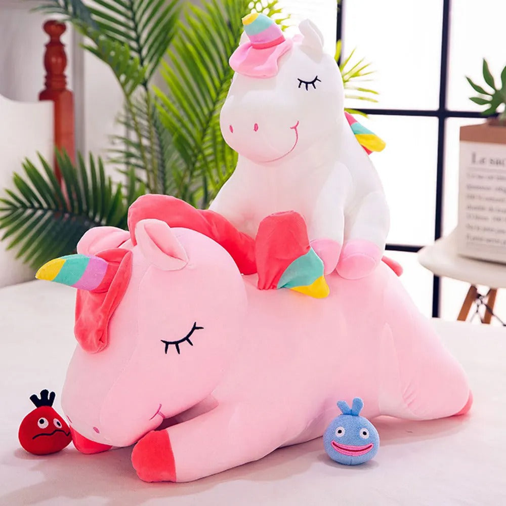 licorne douce couchée
