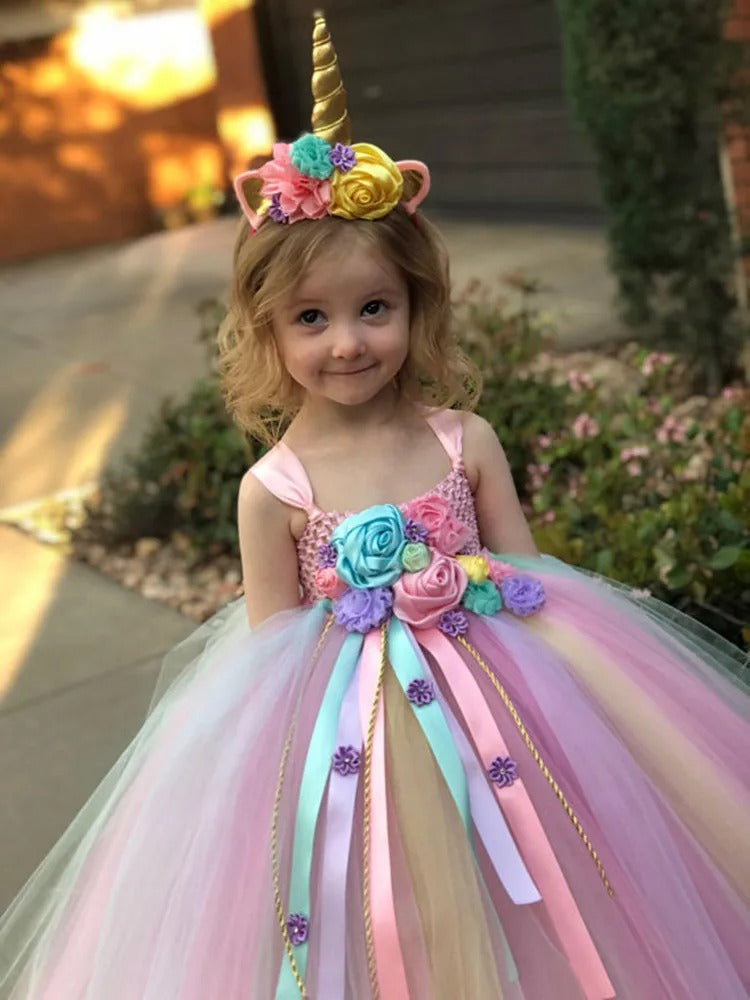 tenue licorne pour filles