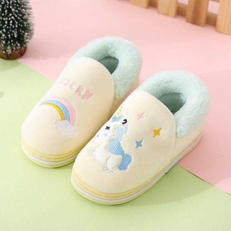 Design Ludique Licorne Chausson