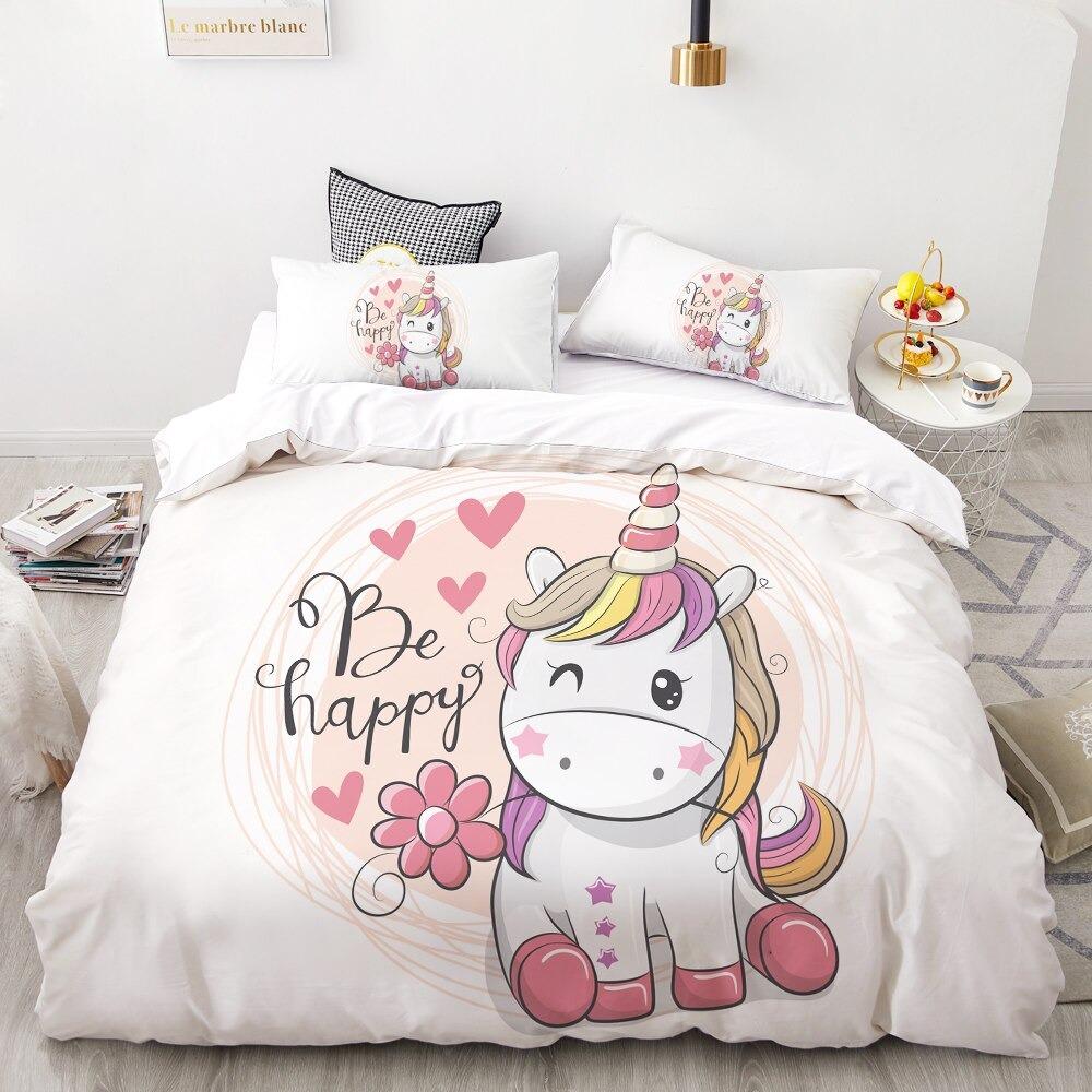 Housse de Couette Licorne Bébé