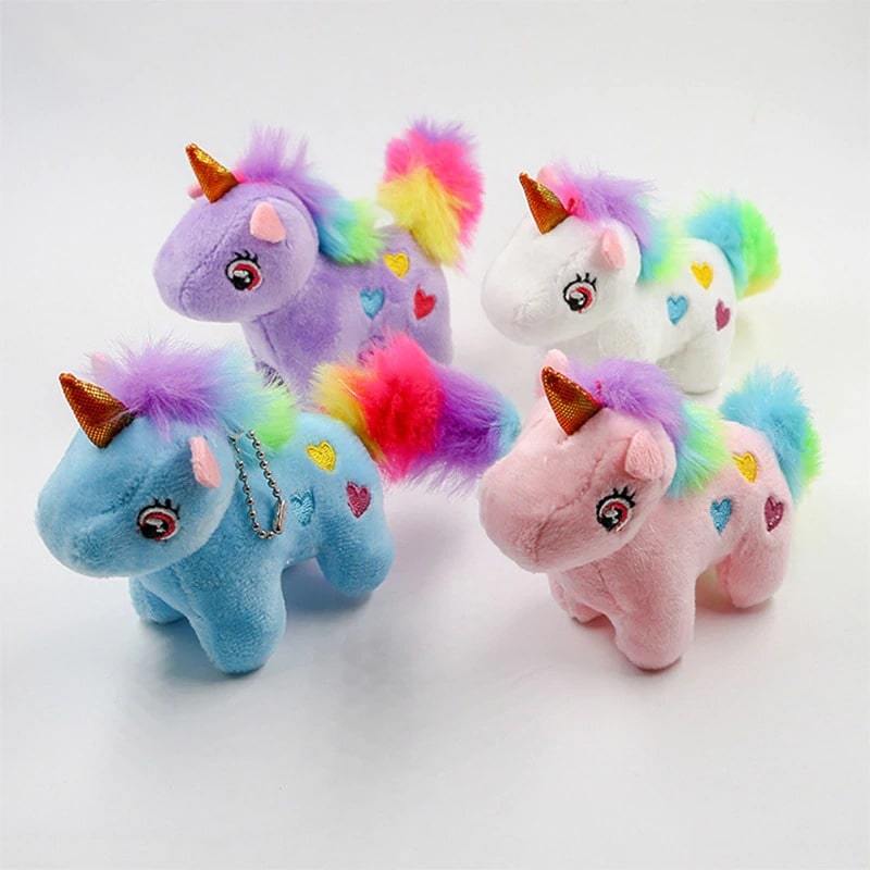 peluche rose licorne magique