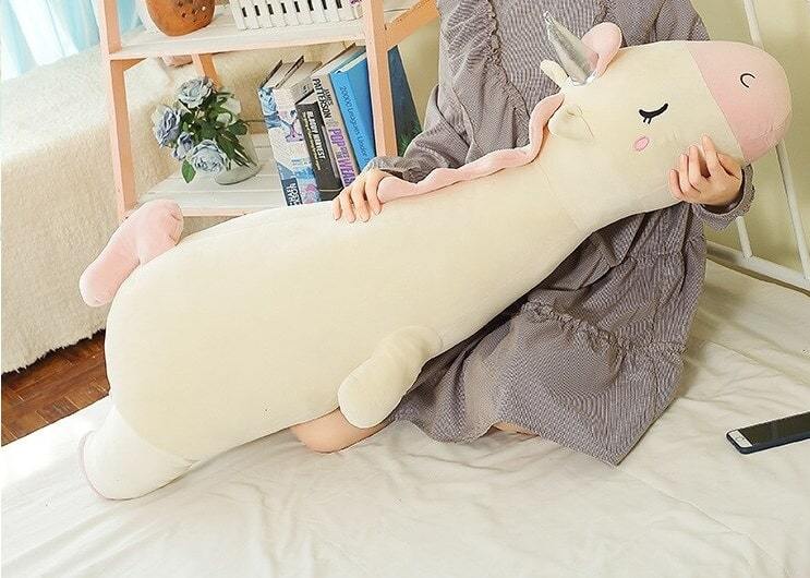 peluche douce licorne vert