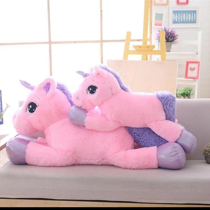 Compagnon peluche licorne enfant