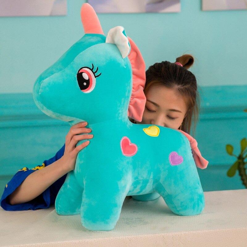 Peluche Licorne Verte