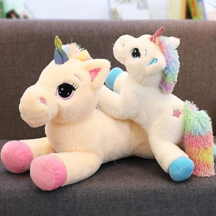 licorne moelleuse XXL bleu