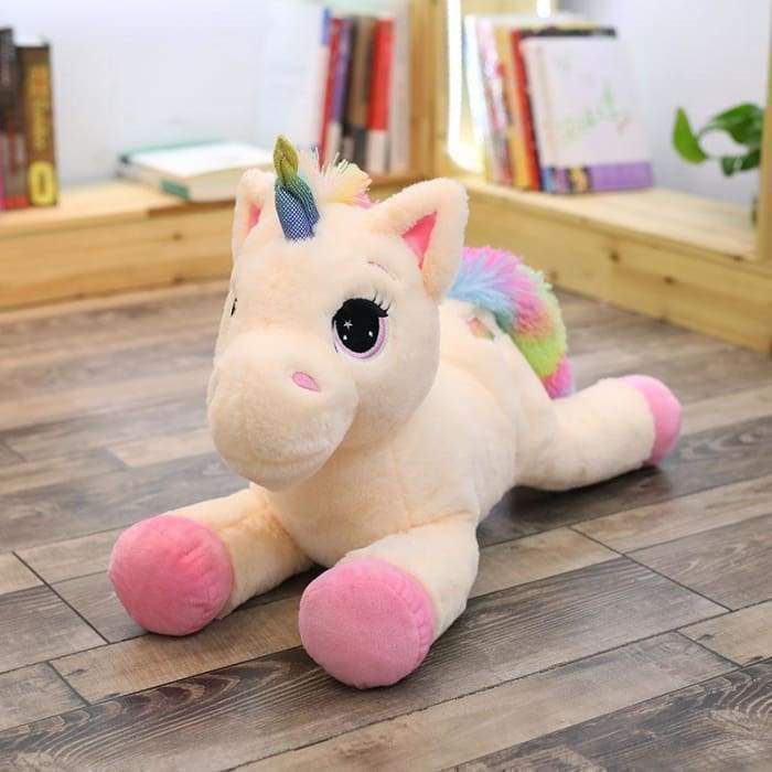 jouet licorne doux bleu