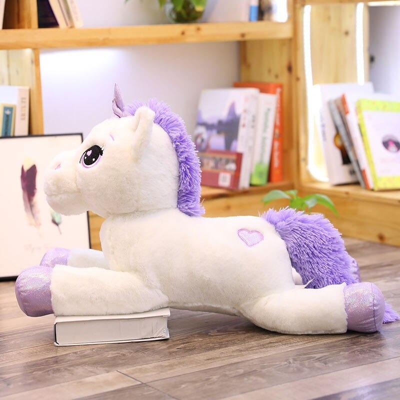 Compagnon en peluche licorne XXL