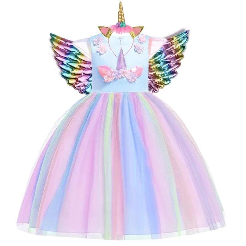 robe licorne colorée