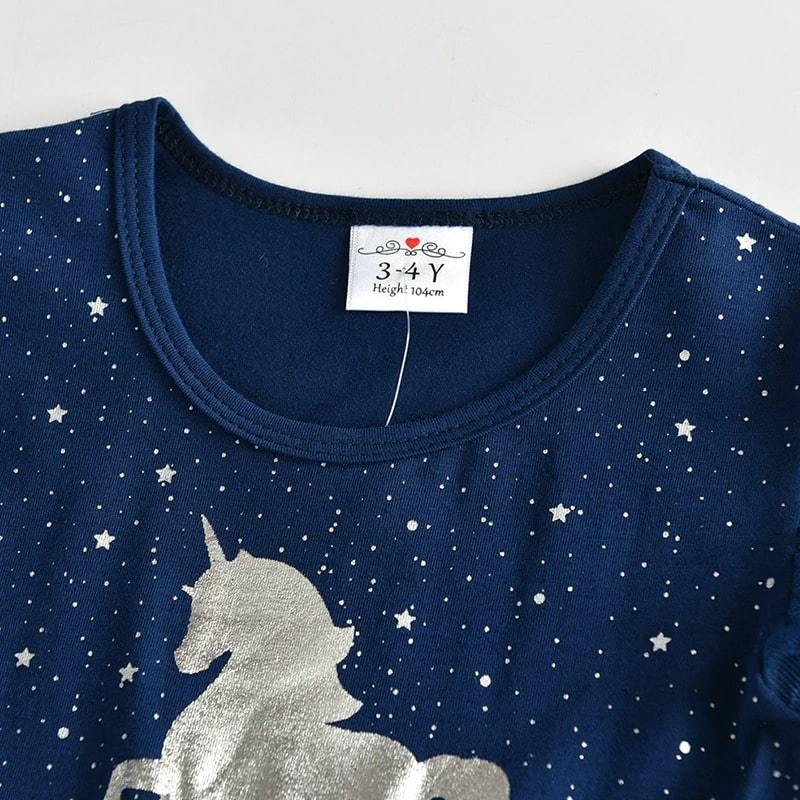 Robe magique licorne argentée