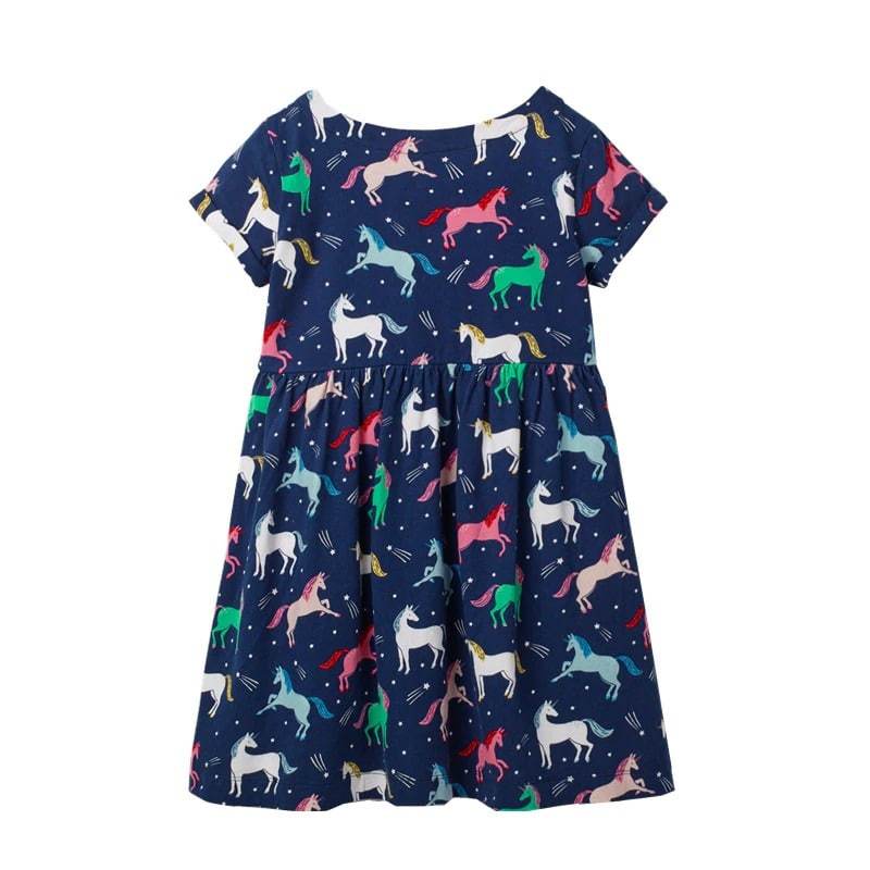 tenue enfant licorne bleue