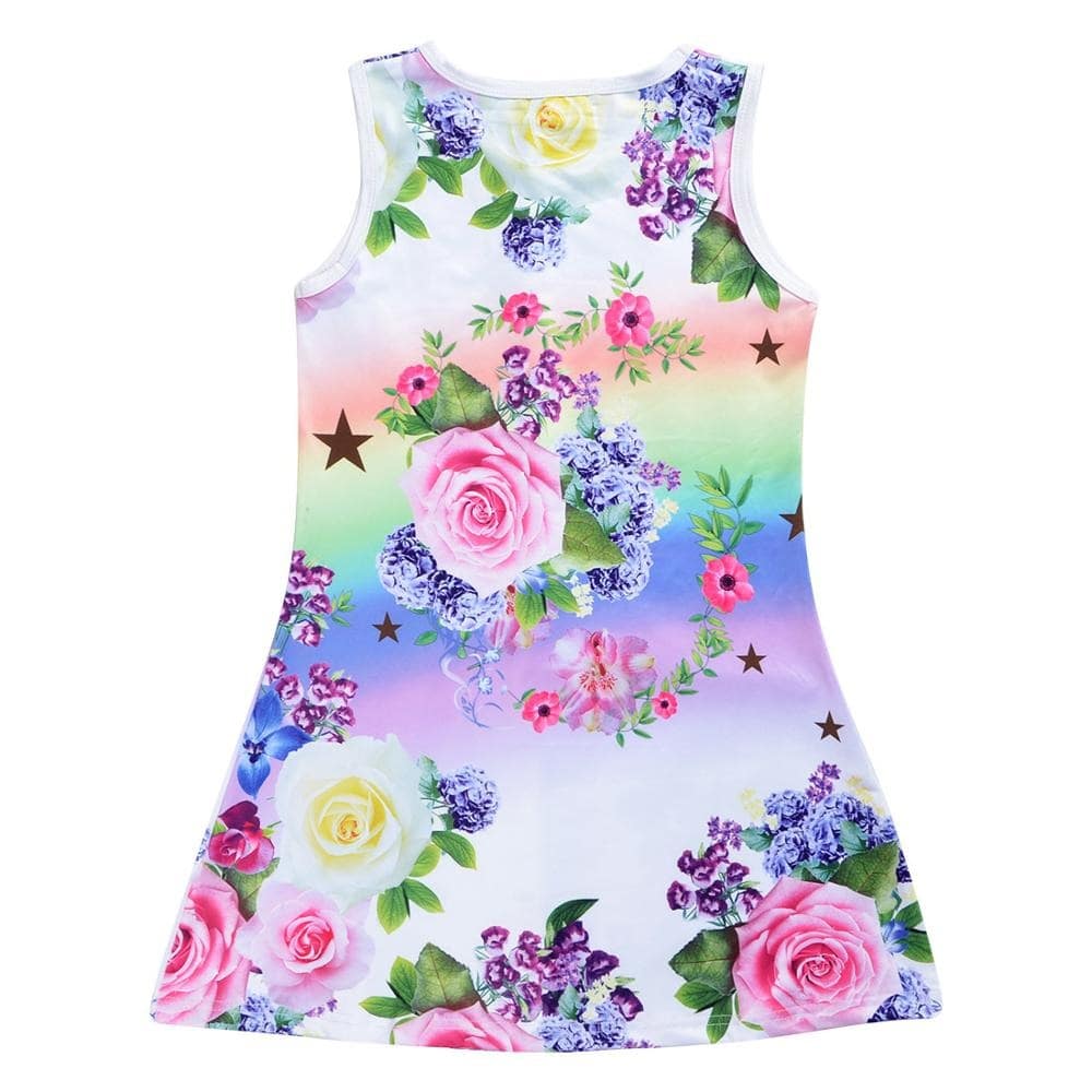 vêtement licorne fleurs petite fille