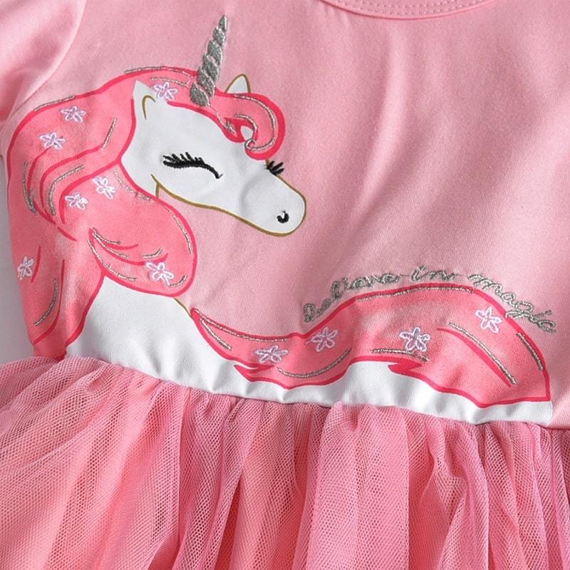 vêtement enfant licorne rose