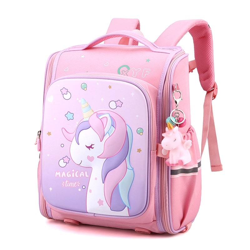 Sac à dos rose licorne