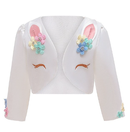 Détail tissu robe licorne