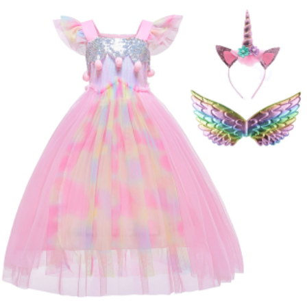 Robe licorne élégante enfant