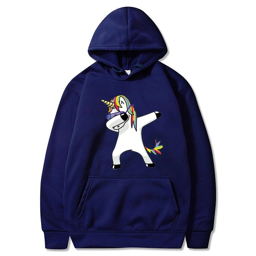 Pull licorne unisexe