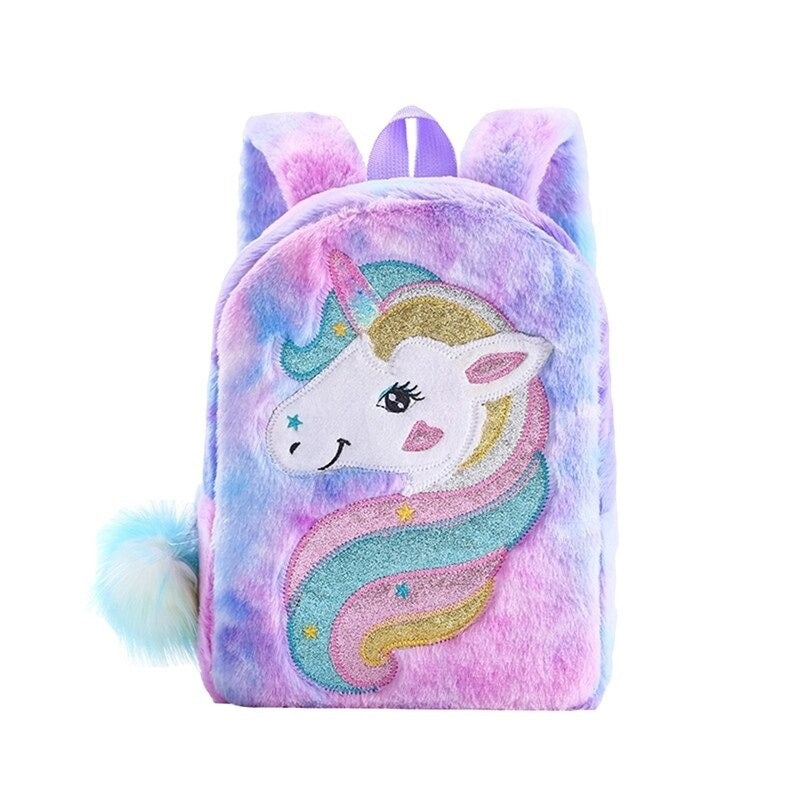 Sac à dos en velours coloré