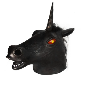 Masque licorne noir original