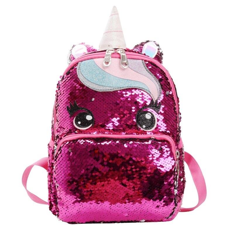 Cartable licorne avec paillettes
