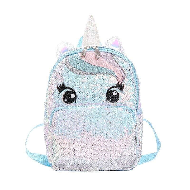 Cartable licorne en sequin