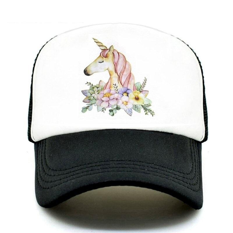 Unicorn black cap elegance