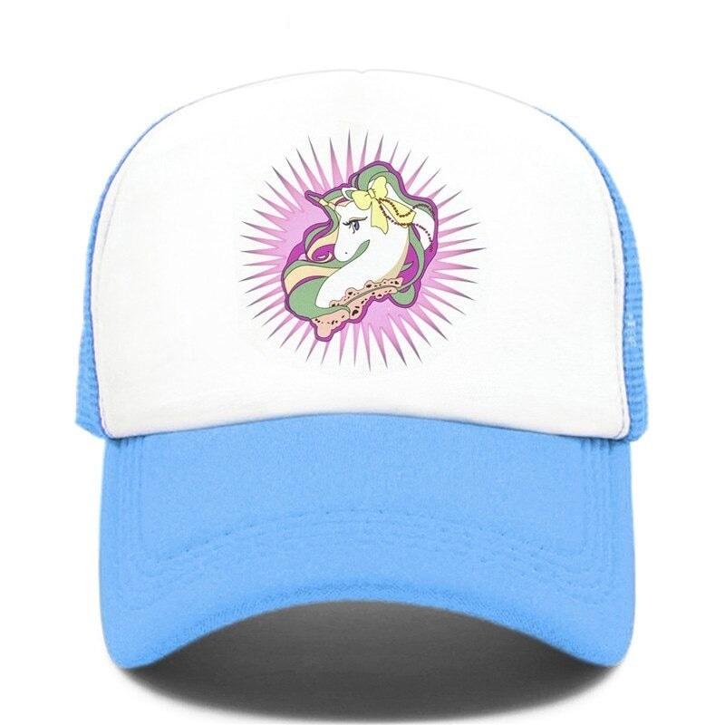 Casquette licorne bleue magique