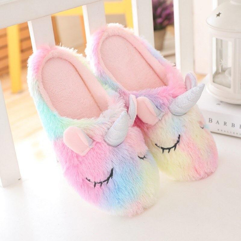 Chausson arc en ciel vibrant