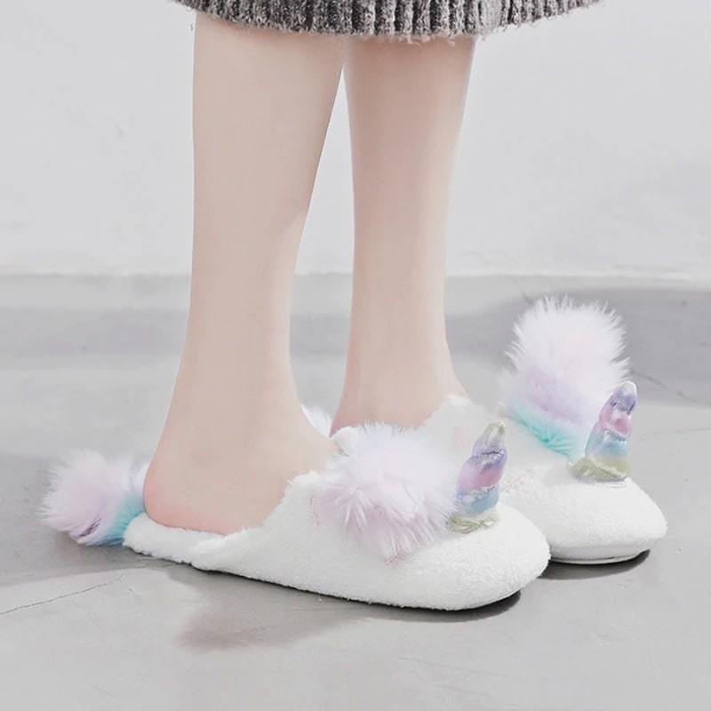 Chaussons licorne magiques