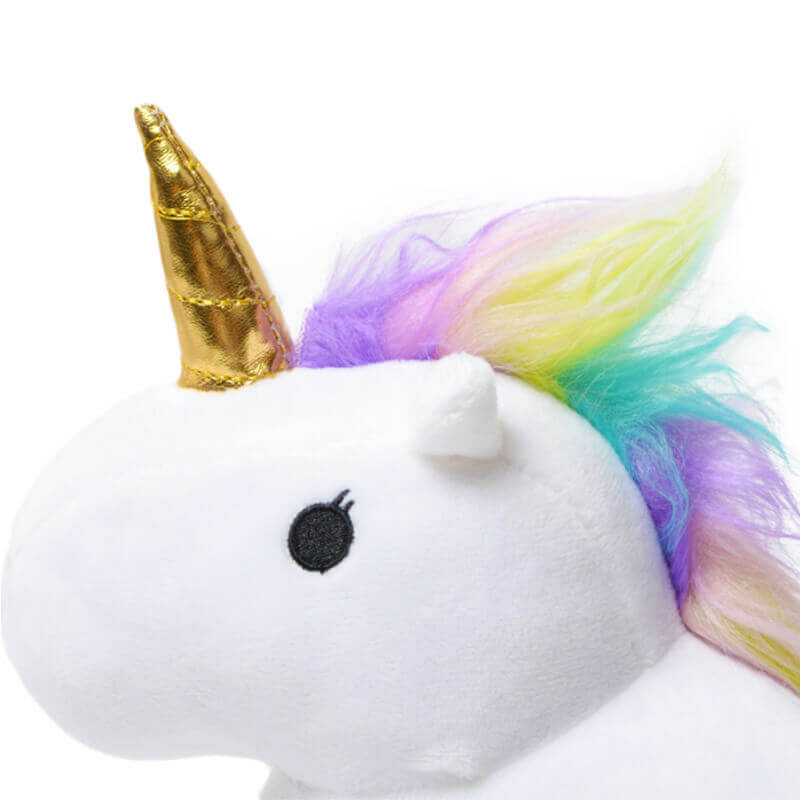 Chausson licorne corne dorée