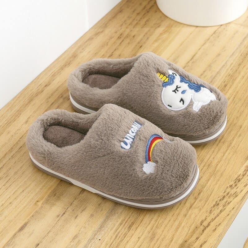Chausson marron doux