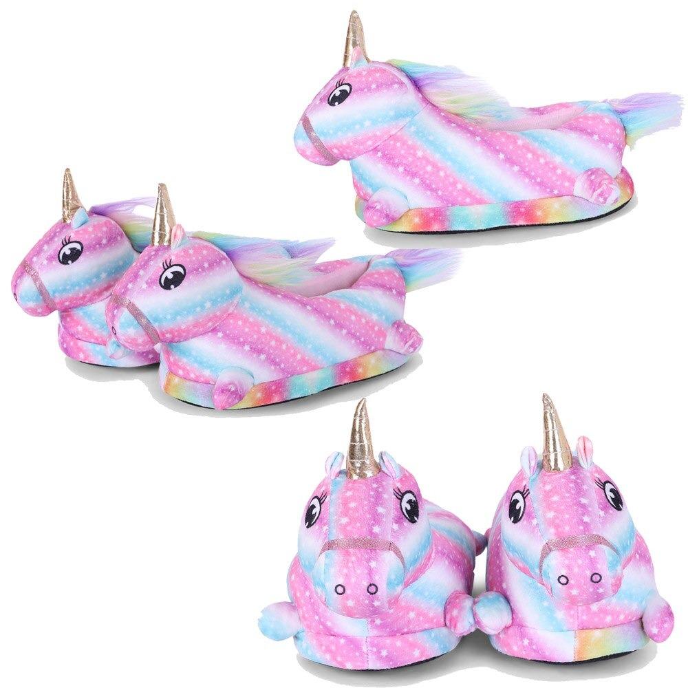 Chausson licorne sur fond sombre