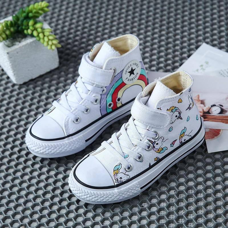 Baskets licorne noires