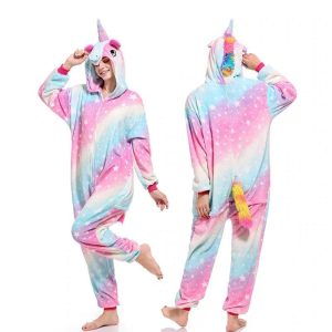 combinaison licorne arc-en-ciel