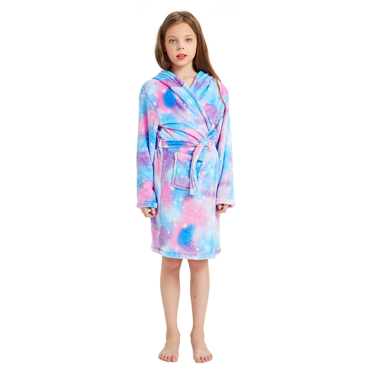 Peignoir licorne multicolore