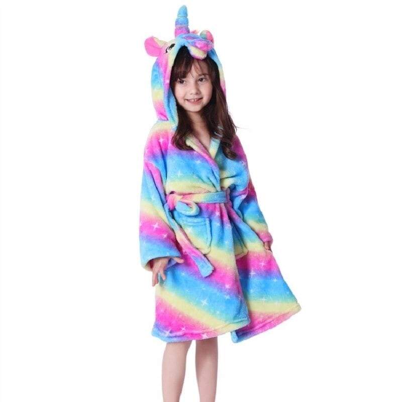 Peignoir pour ados licorne
