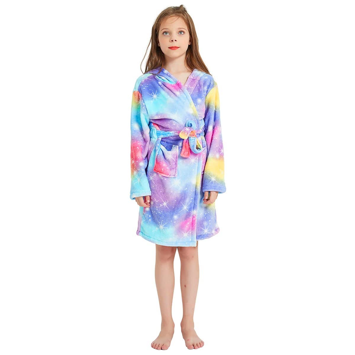Peignoir doux et coloré