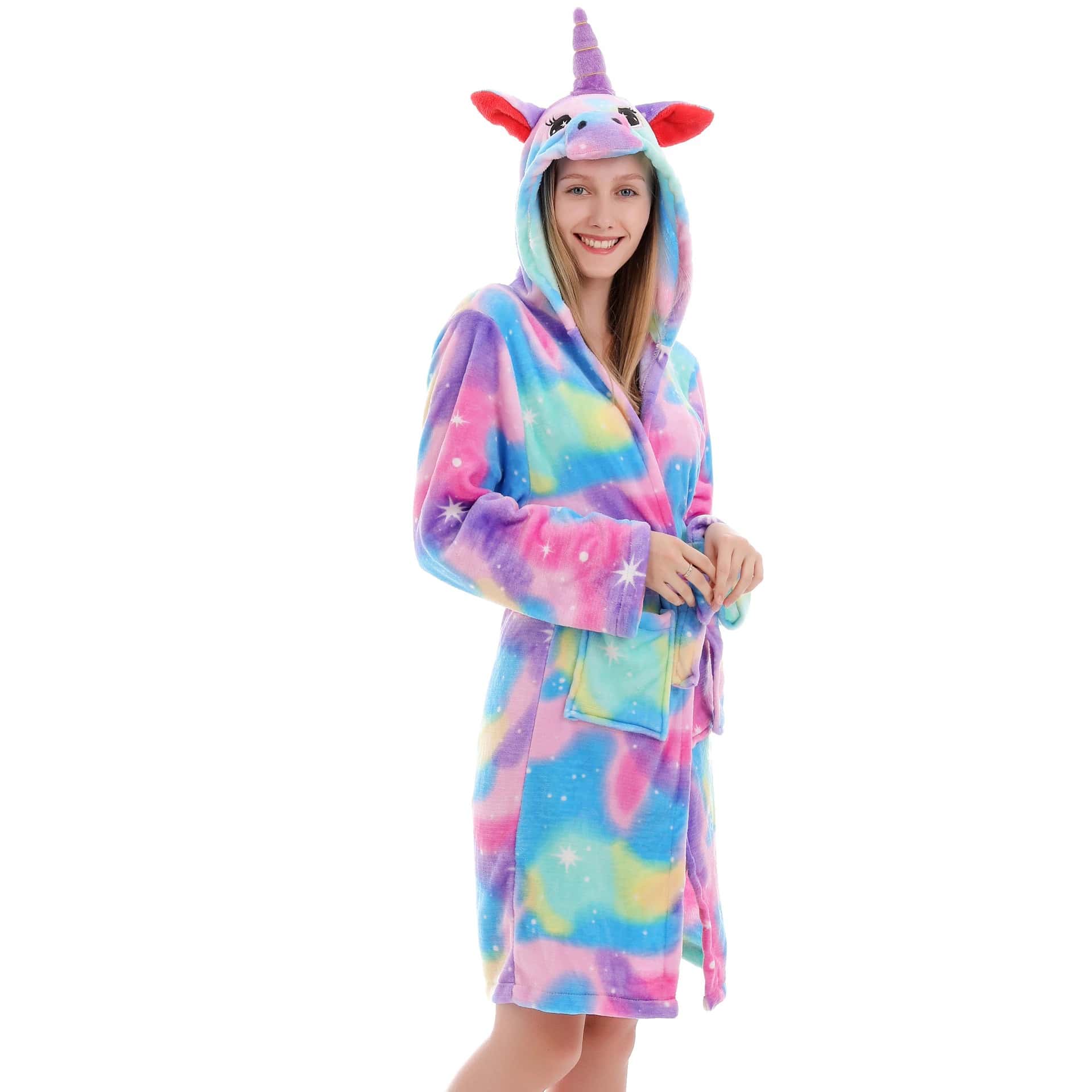 peignoir licorne féminin