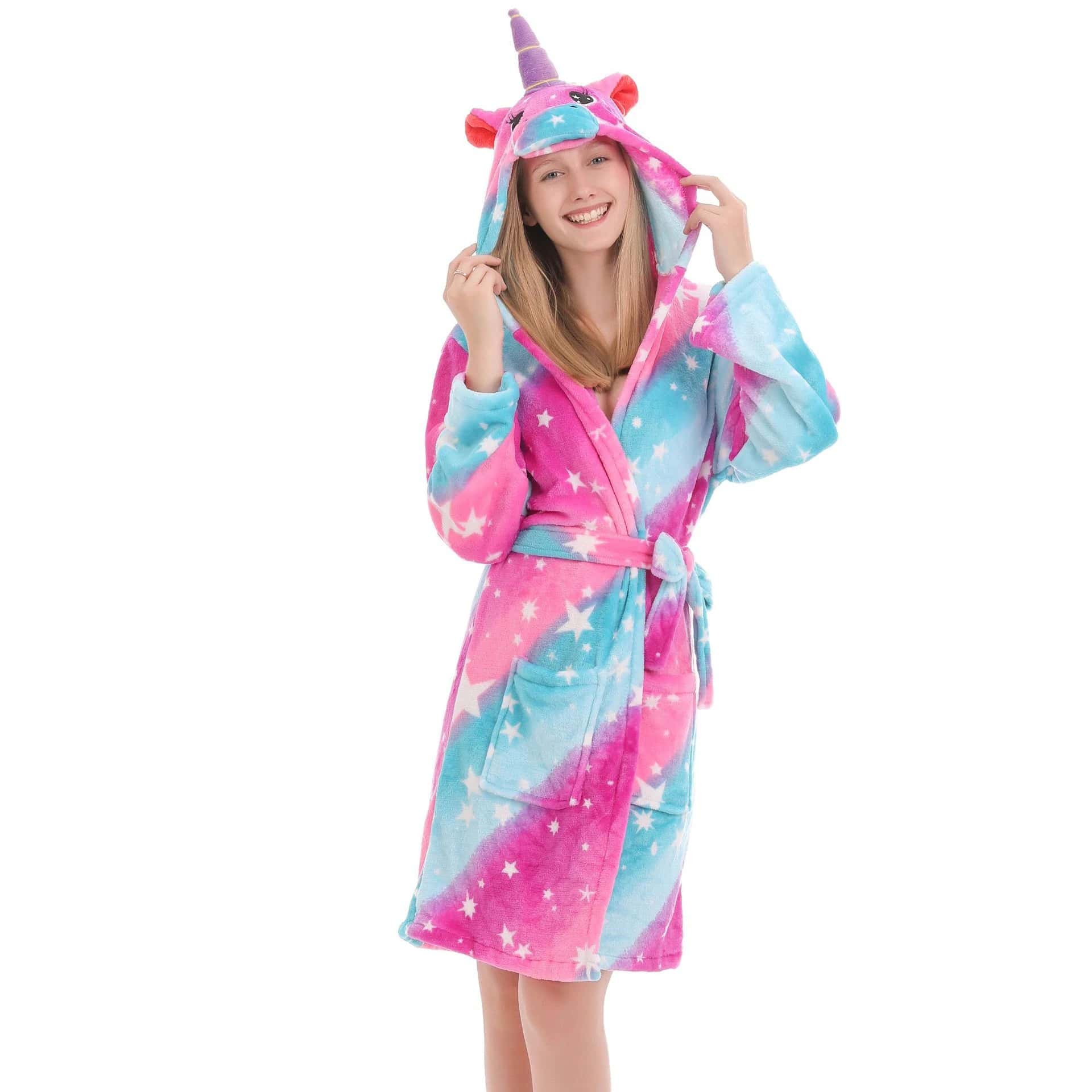Peignoir licorne féérique