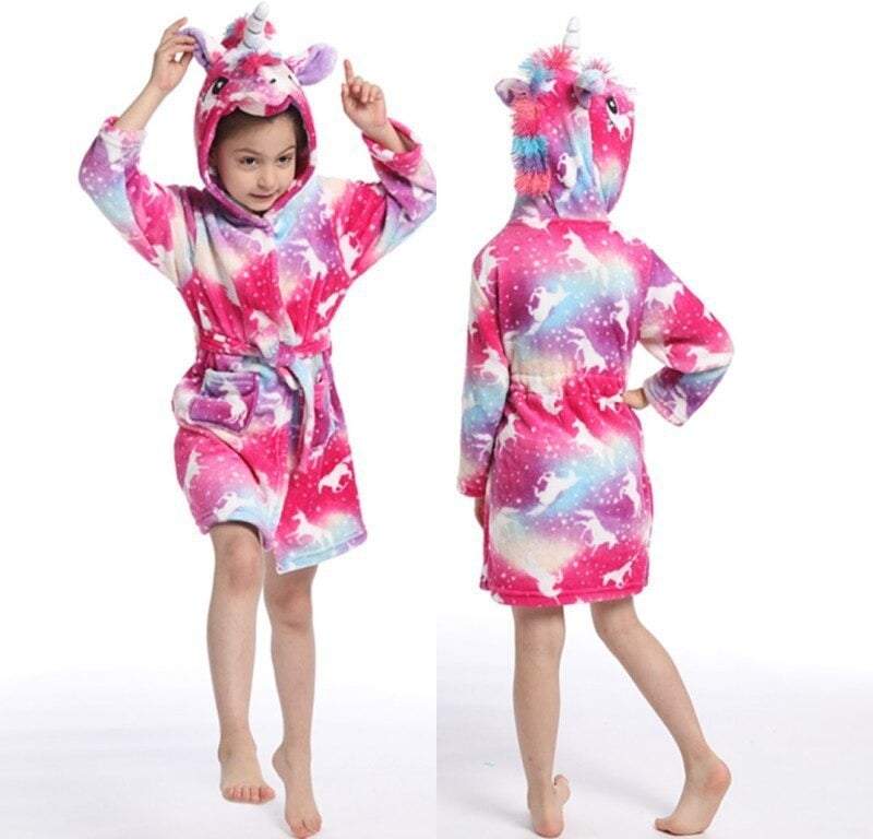 Peignoir avec ceinture enfant