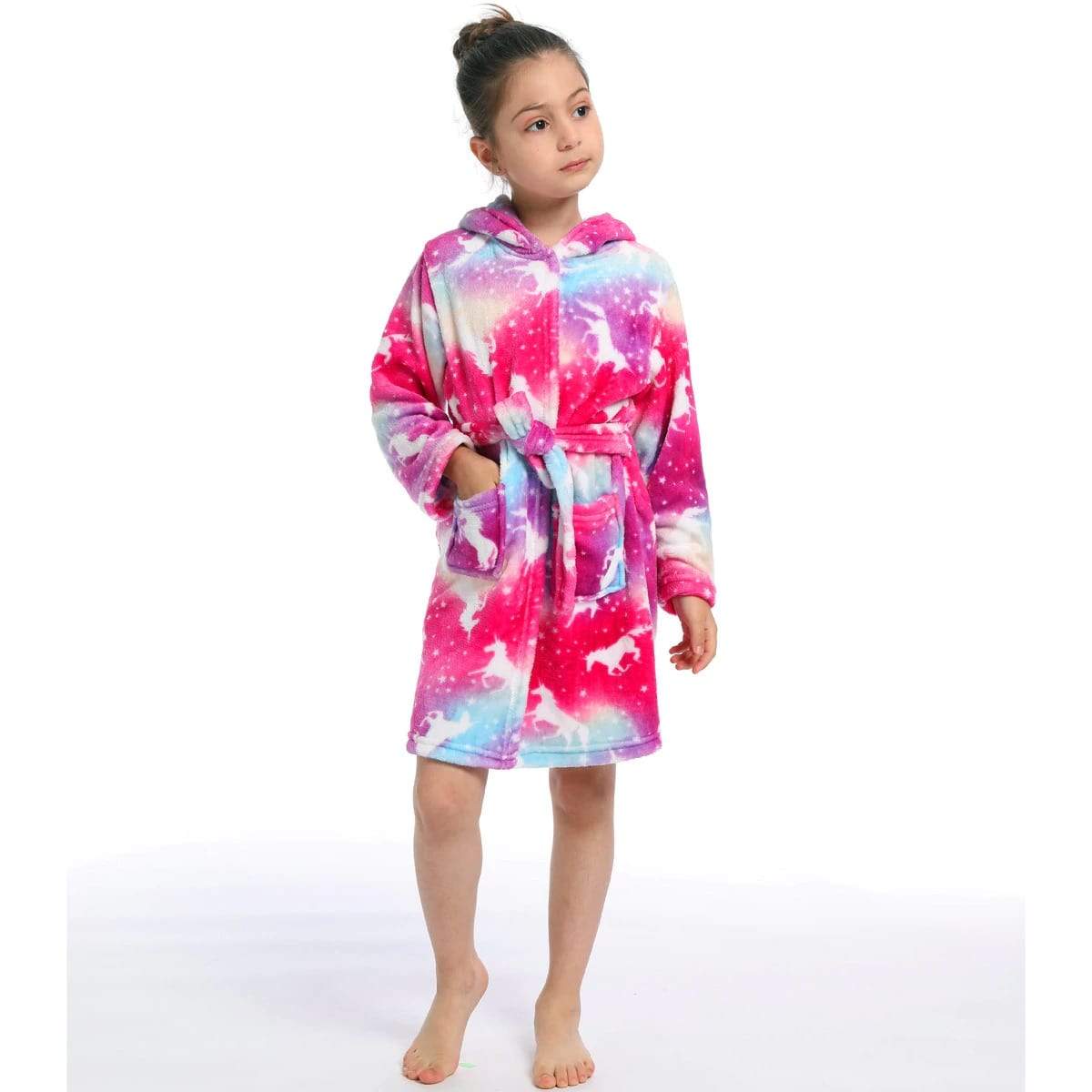 Peignoir enfant soft rouge