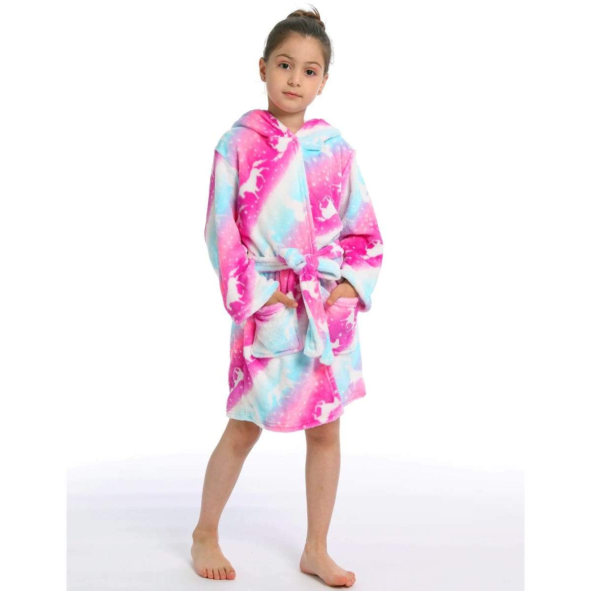 Peignoir enfant à ceinture