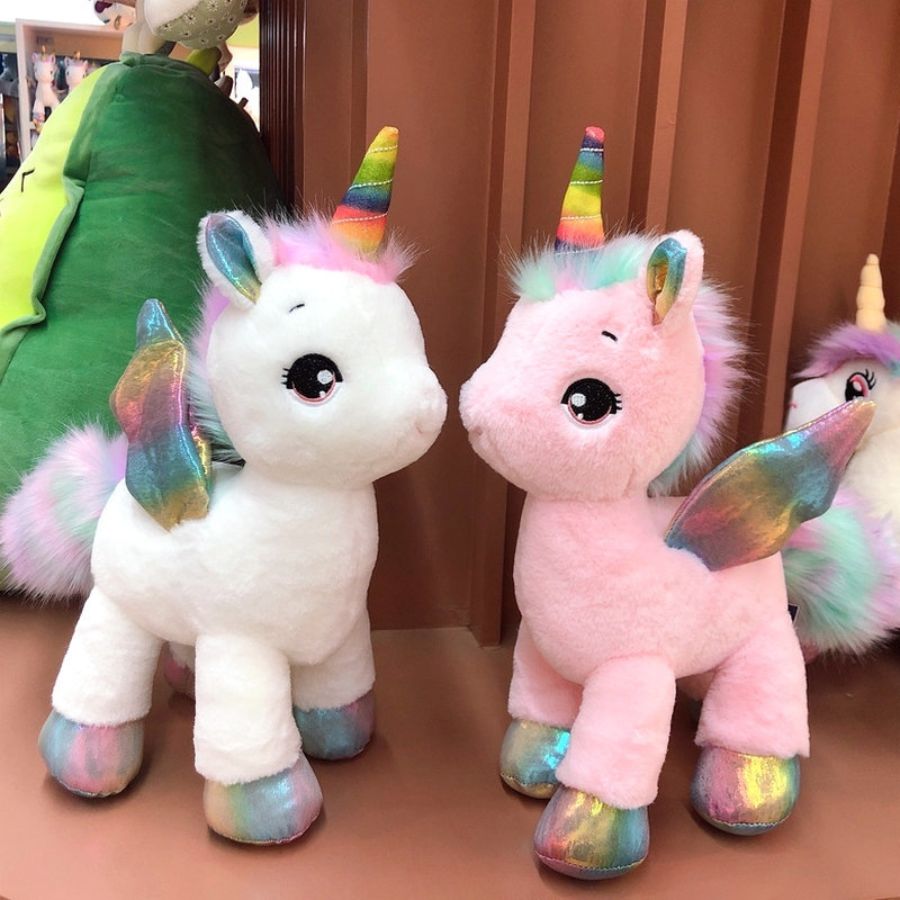 Licorne avec couleurs vives